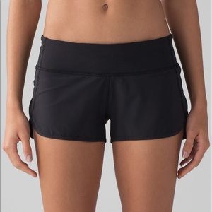 Lululemon black speed shorts