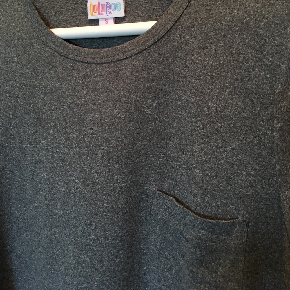 LulaRoe Heather Gray Carly SZ S EUC