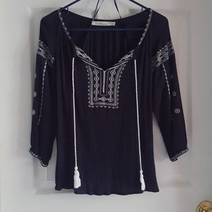 Embroidered top