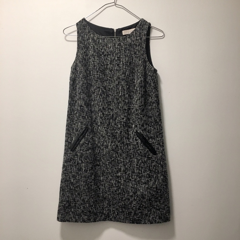 Ann Taylor LOFT Tweed Shift Dress