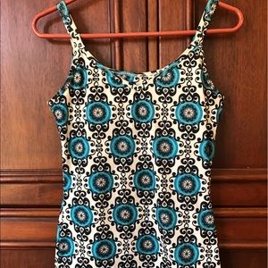 PRANA hiking tank top with shelf bra