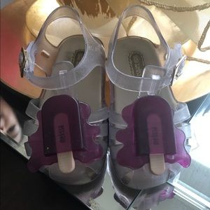 Mini Melissa rubber sandals