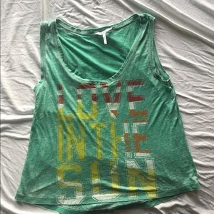 "love in the sun" crop top