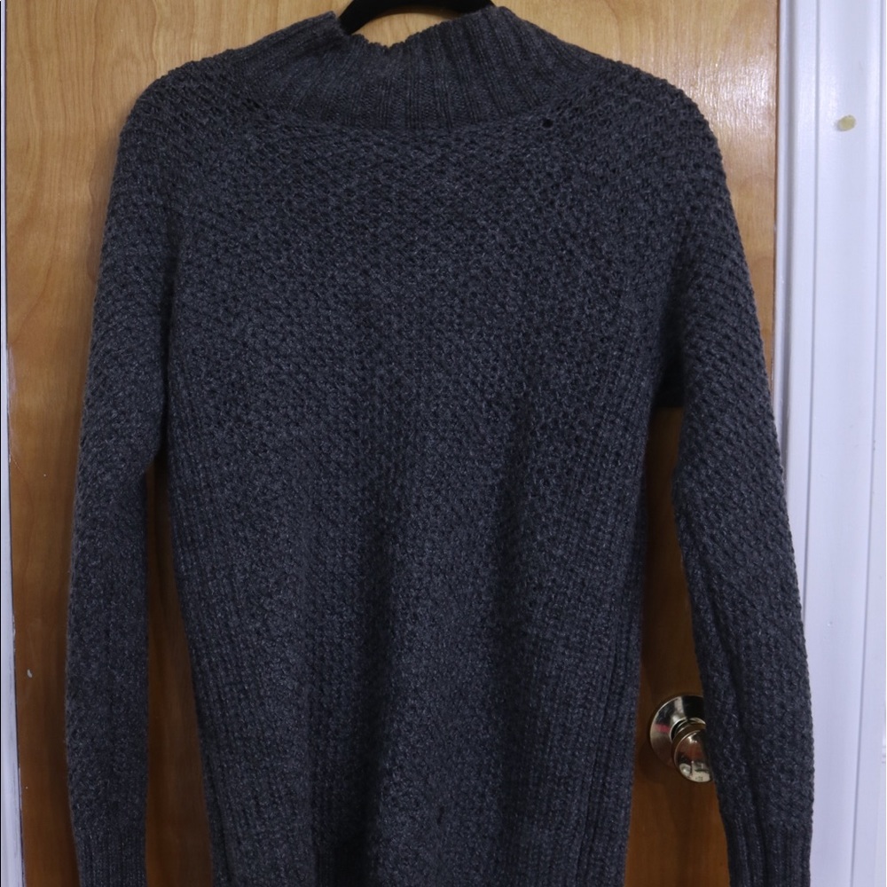 Gray knit sweater from American Eagle