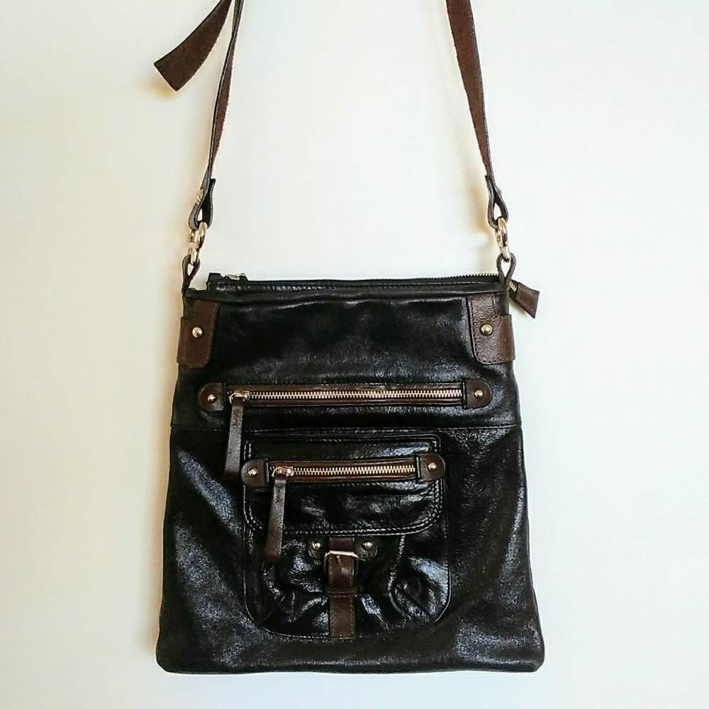 Tano Large Leather Crossbody Bag