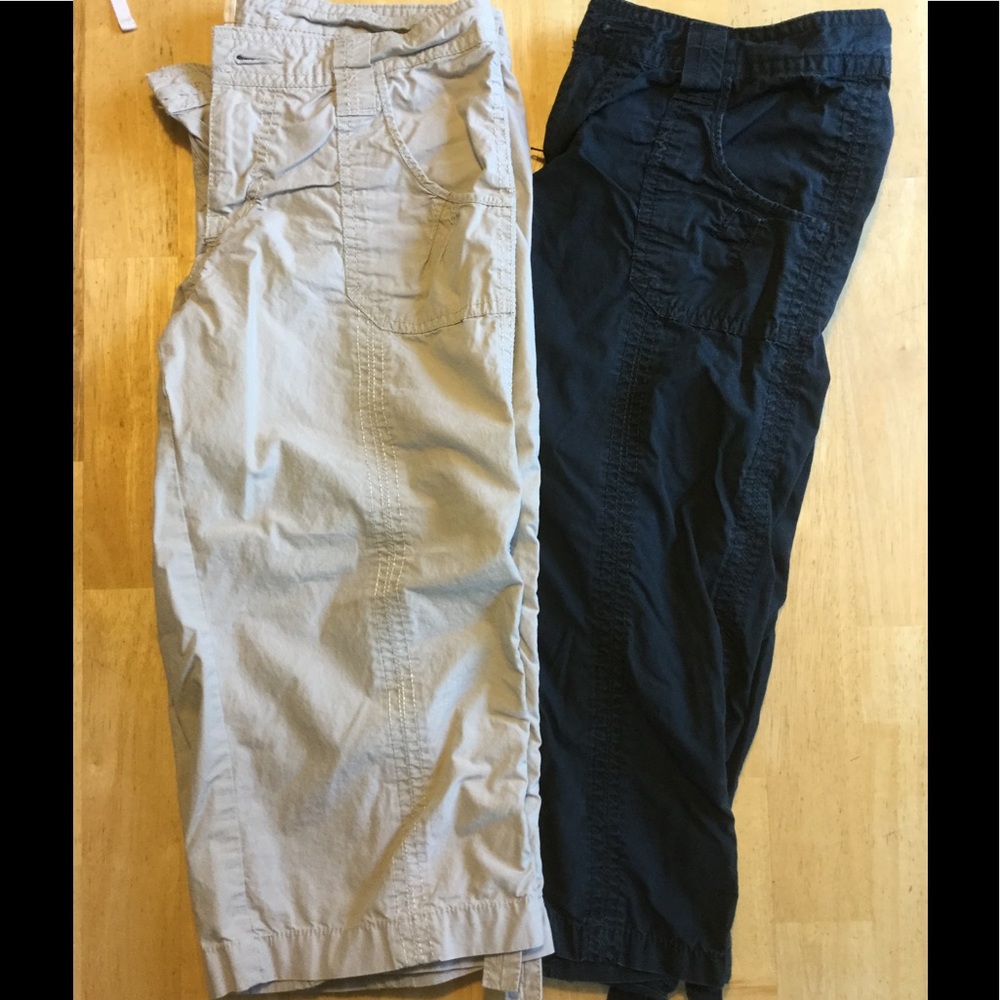 2 pairs Capri pants. Size 5