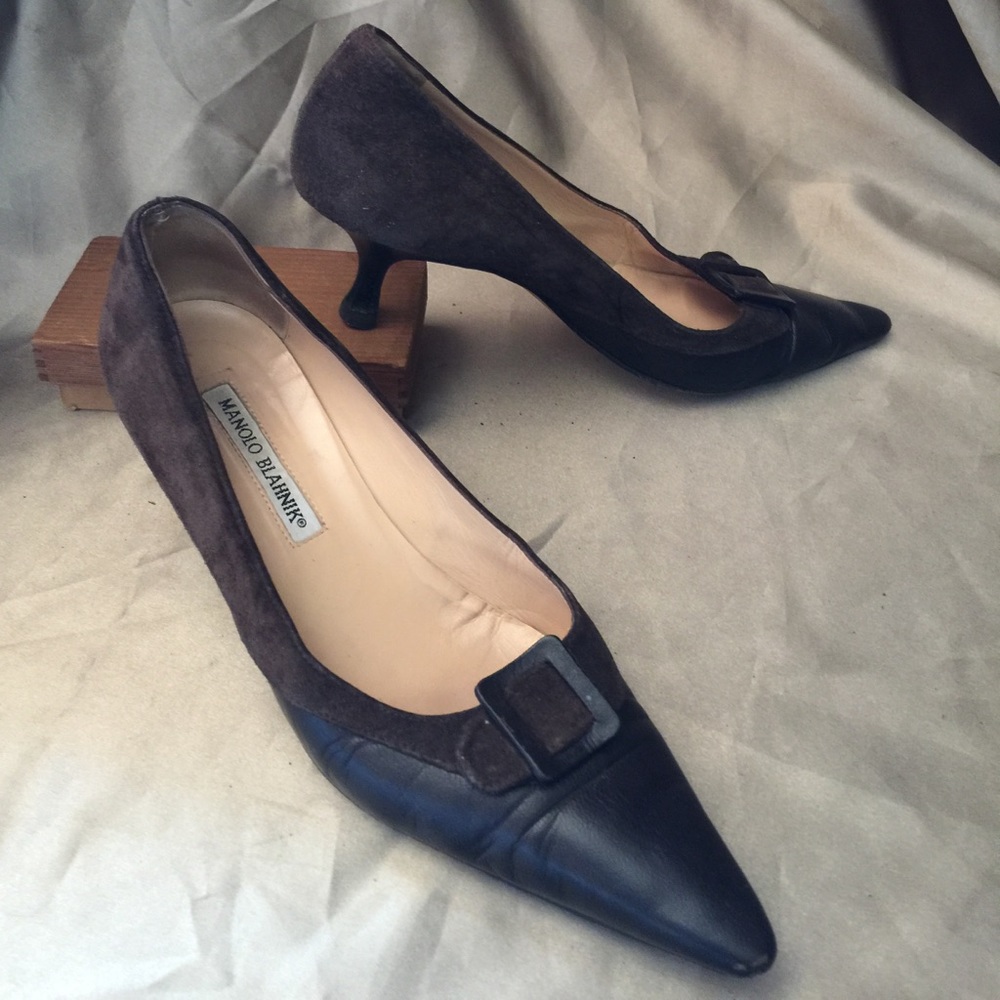 Loveliest Manolo Blahnik kitten heals