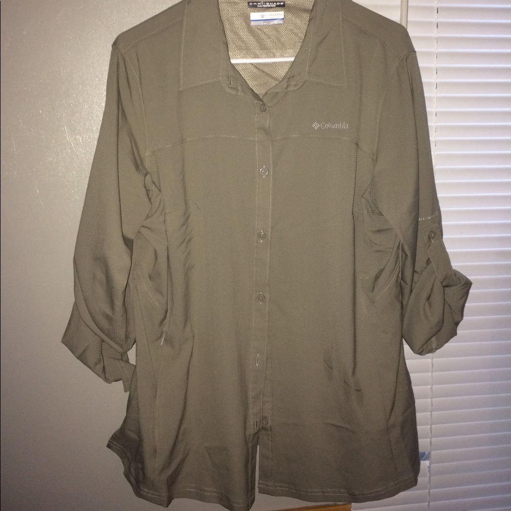 Omni Shade Columbia Sun Protection Button up