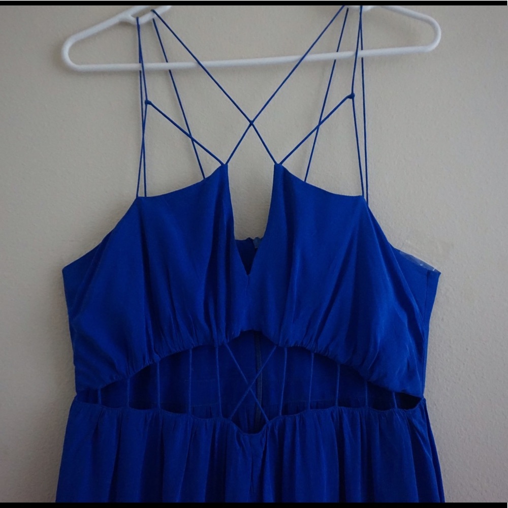 Topshop Long Royal Blue Gown