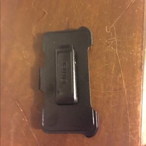 Black I phone 6 otter box case holder