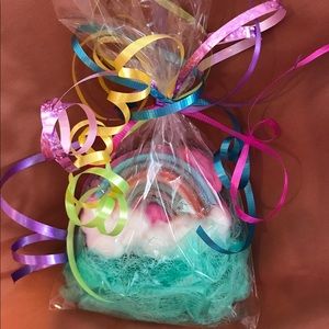 Rainbow Loofah Soap Favor