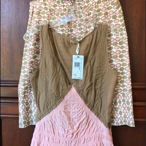 Max studio blouse and skirt