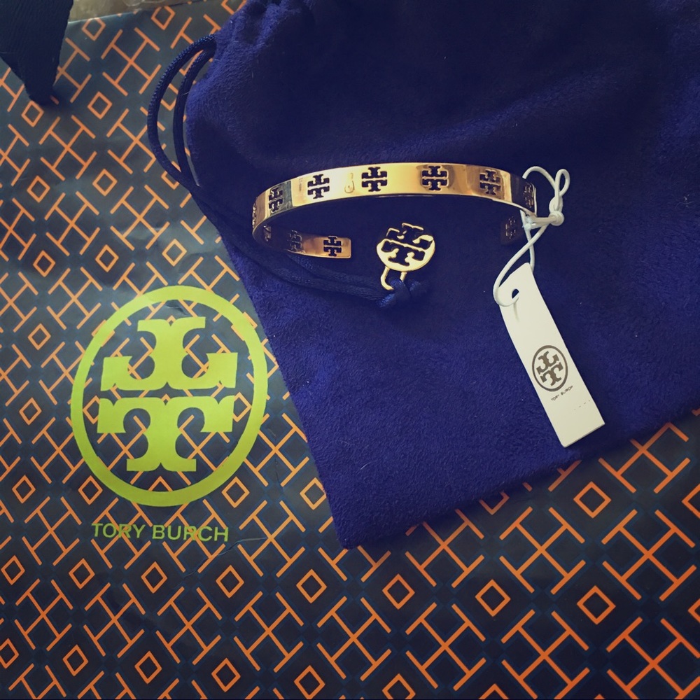 TORY BURCH rose gold bangle