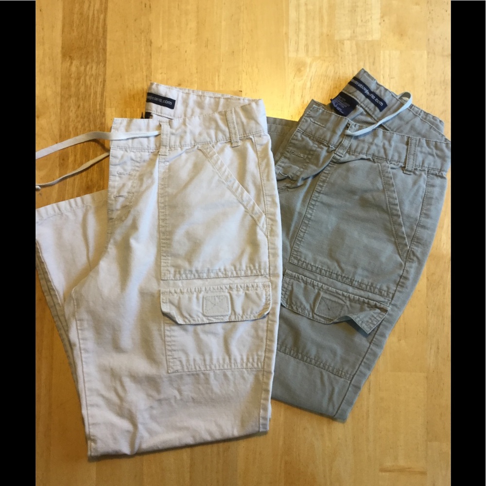 2 pairs of capris pants. Both size 5