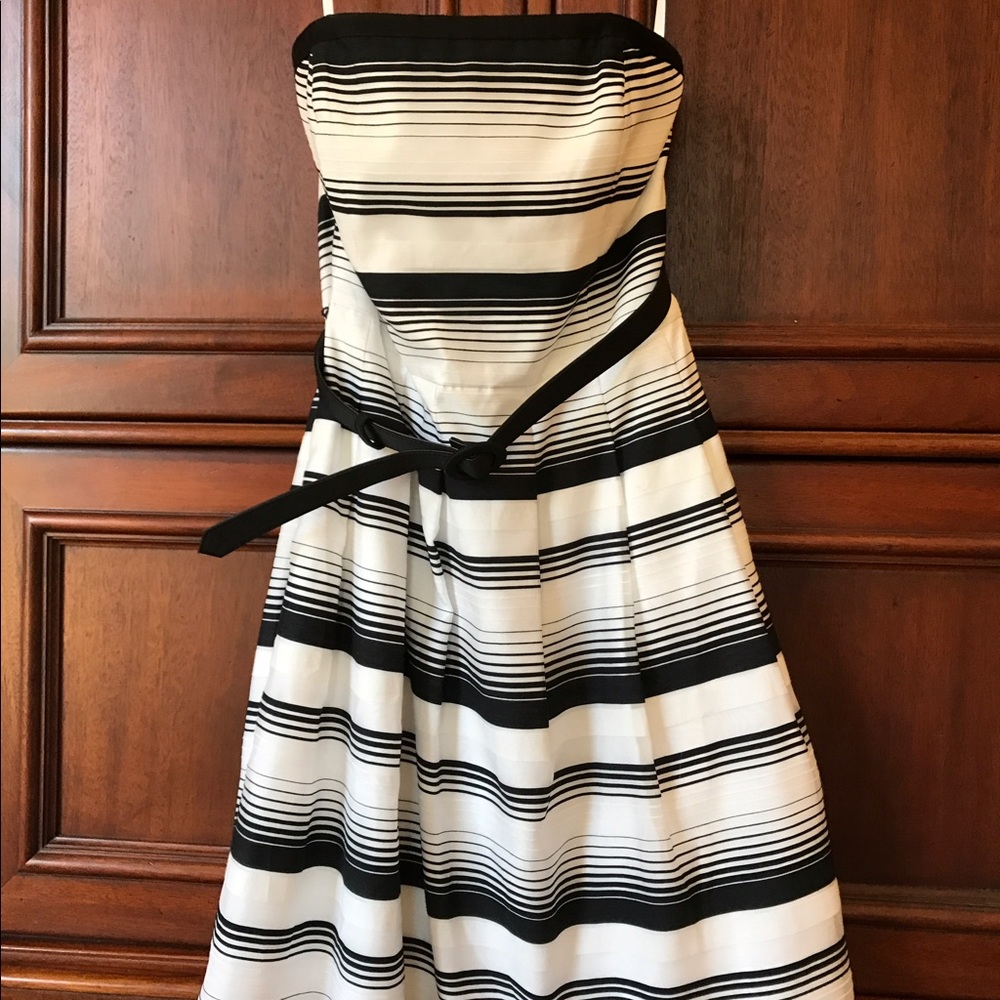 Strapless White House Black Market dress