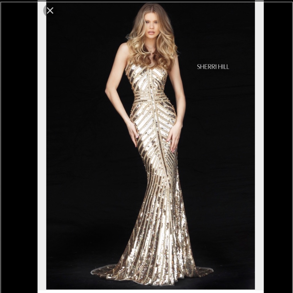 SOLD - Sherri Hill prom dress - Picture 4 of 4