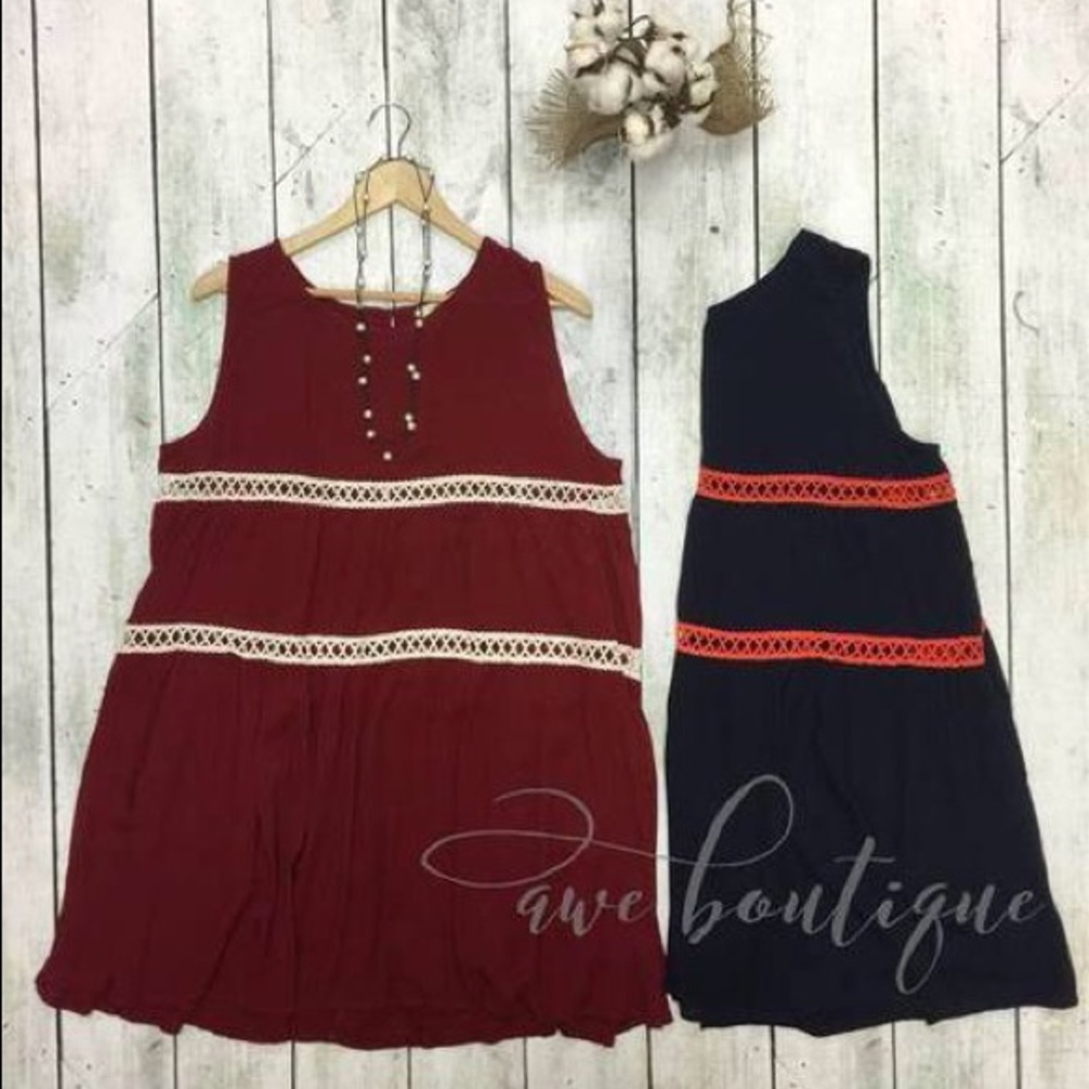 Orange and Blue Tunic New