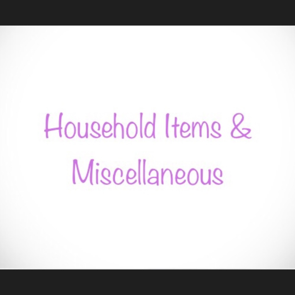 Household and misc items.