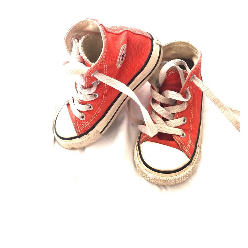 Orange Converse