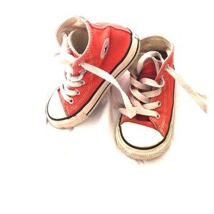 Orange Converse