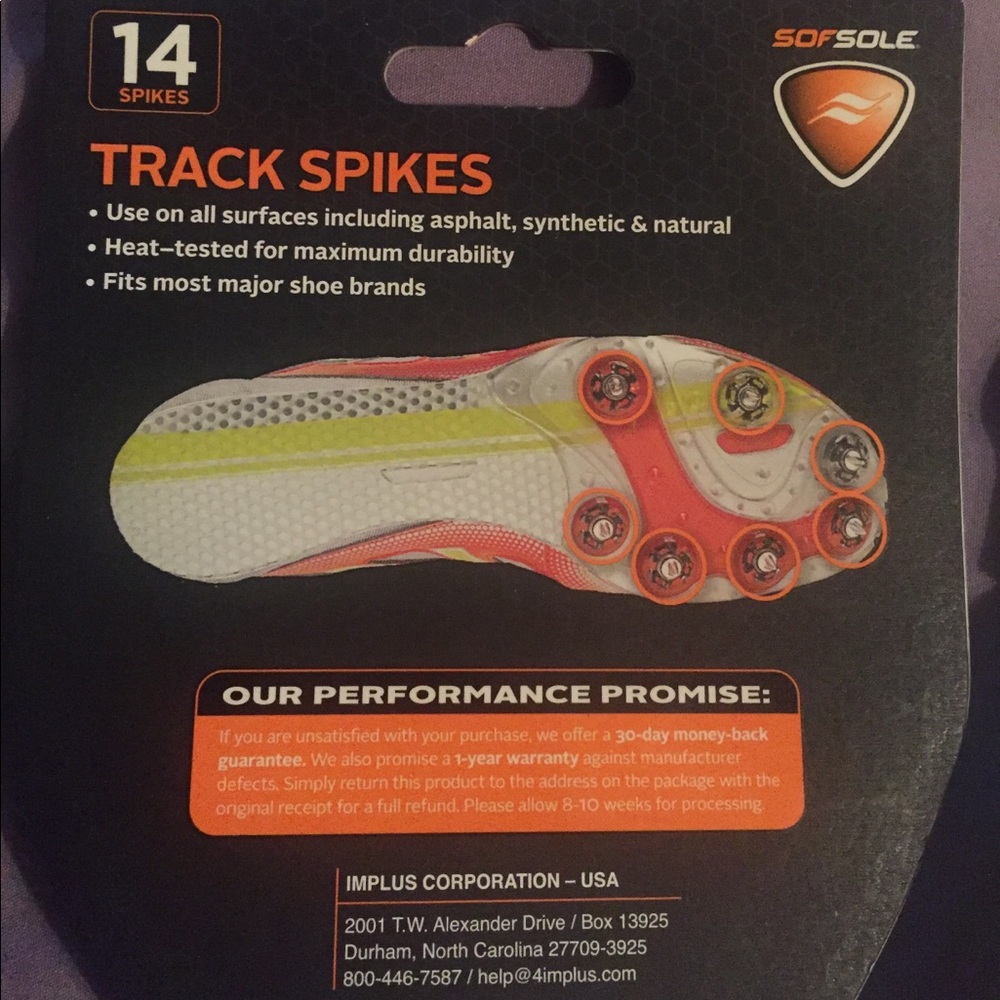 Track spikes