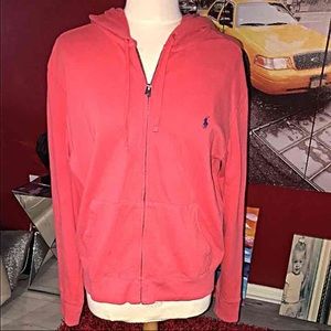 Women's coral Polo hoodie M