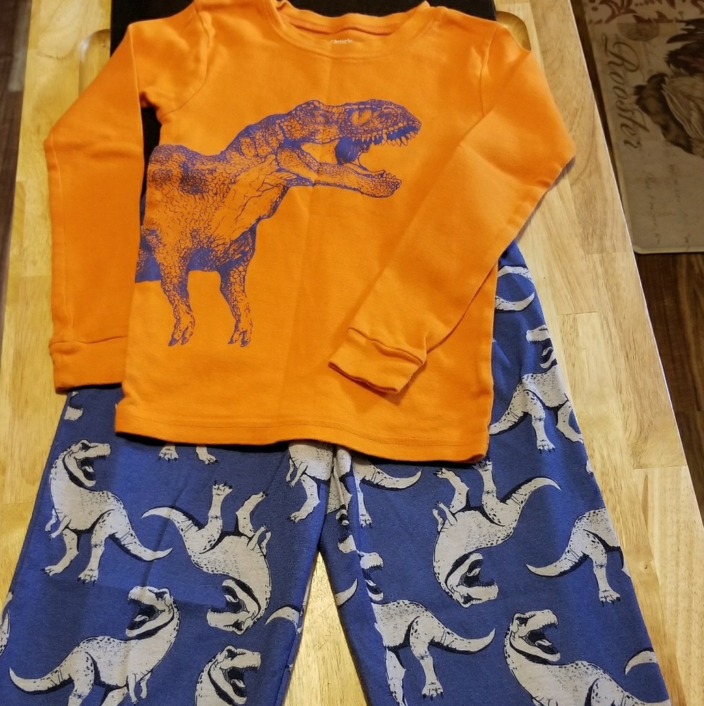 Carter's T-Rex PJ set