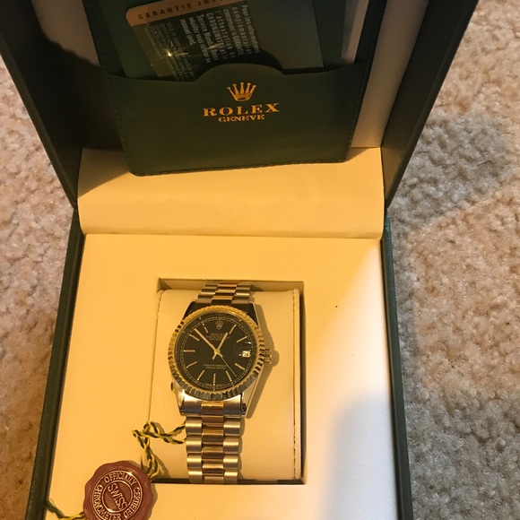 Gold silver 18 k Rolex
