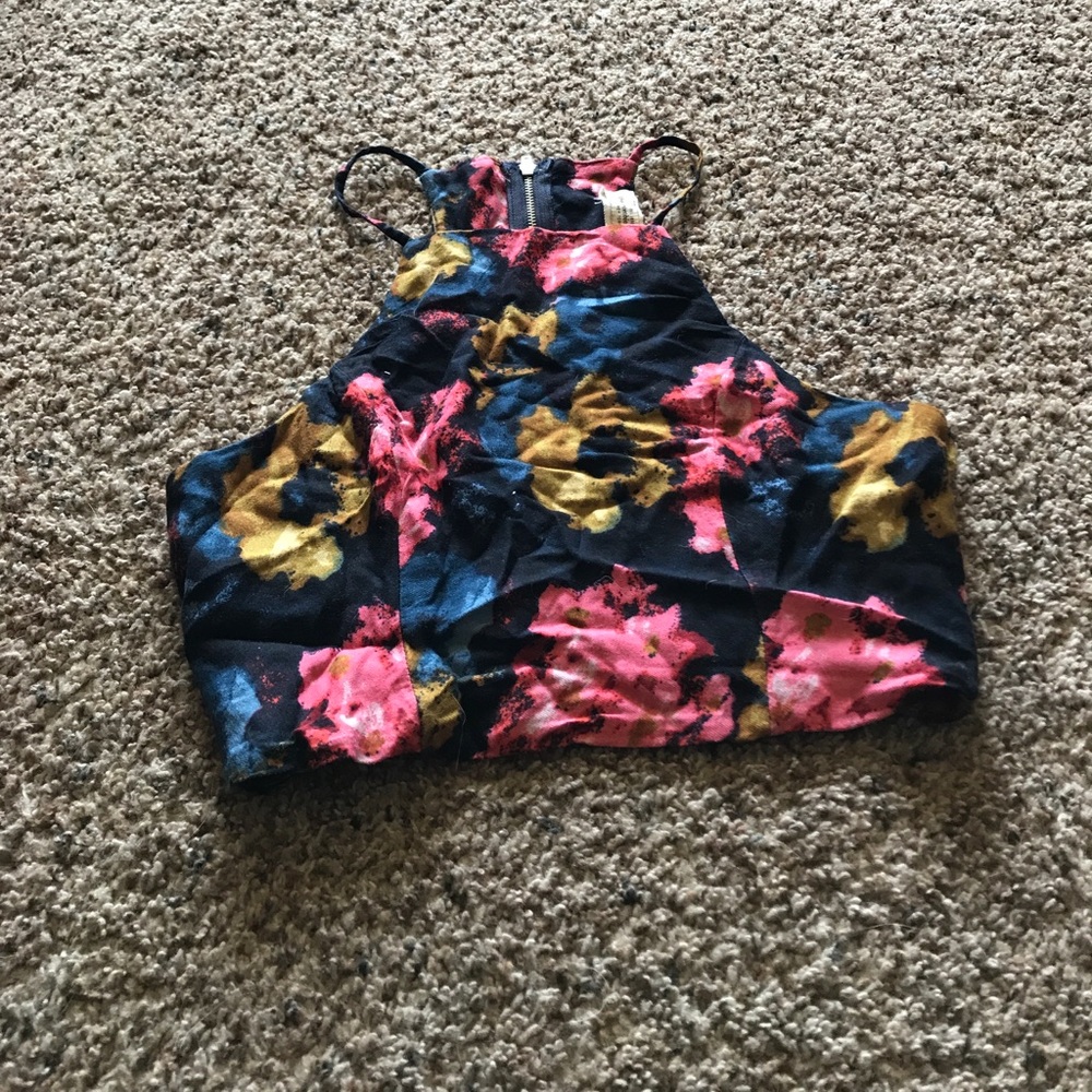 Floral crop top
