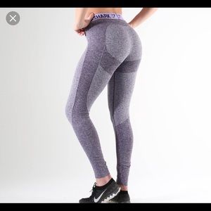 Gym Shark Flex Leggings Purple Marble / Soft Lilac