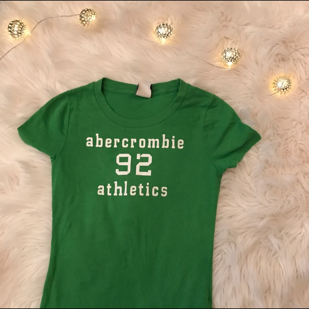 Kids Green Abercrombie shirt (Large)