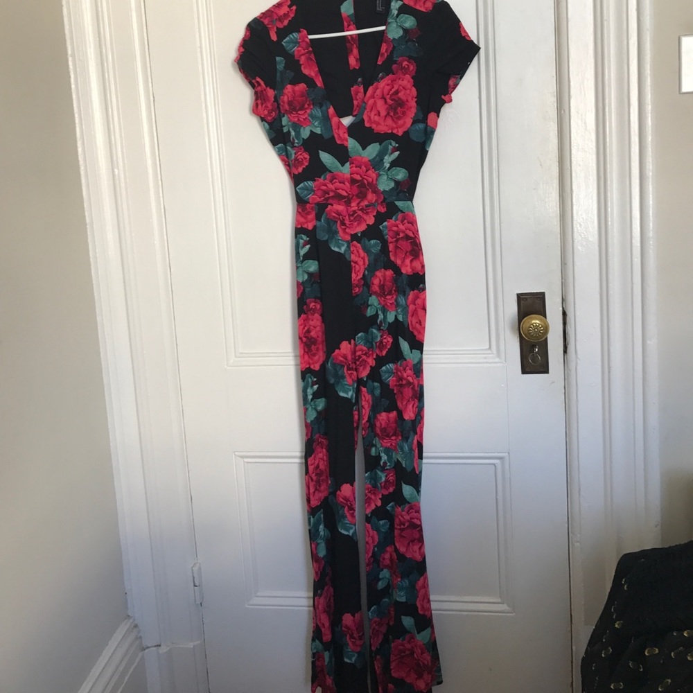 Flowered Jumpsuit