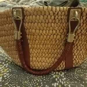 Michael Kors vintage corn husk bag