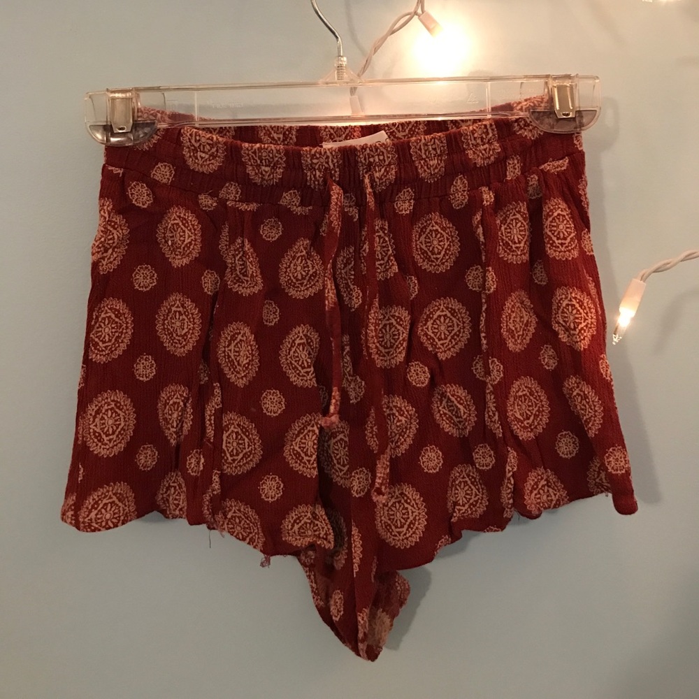 Forever 21 Patterned Flowy Shorts