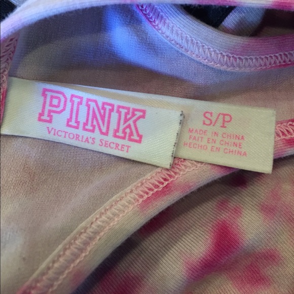 VS PINK TYE-DYE CROP SPORTS BRA - Picture 5 of 6