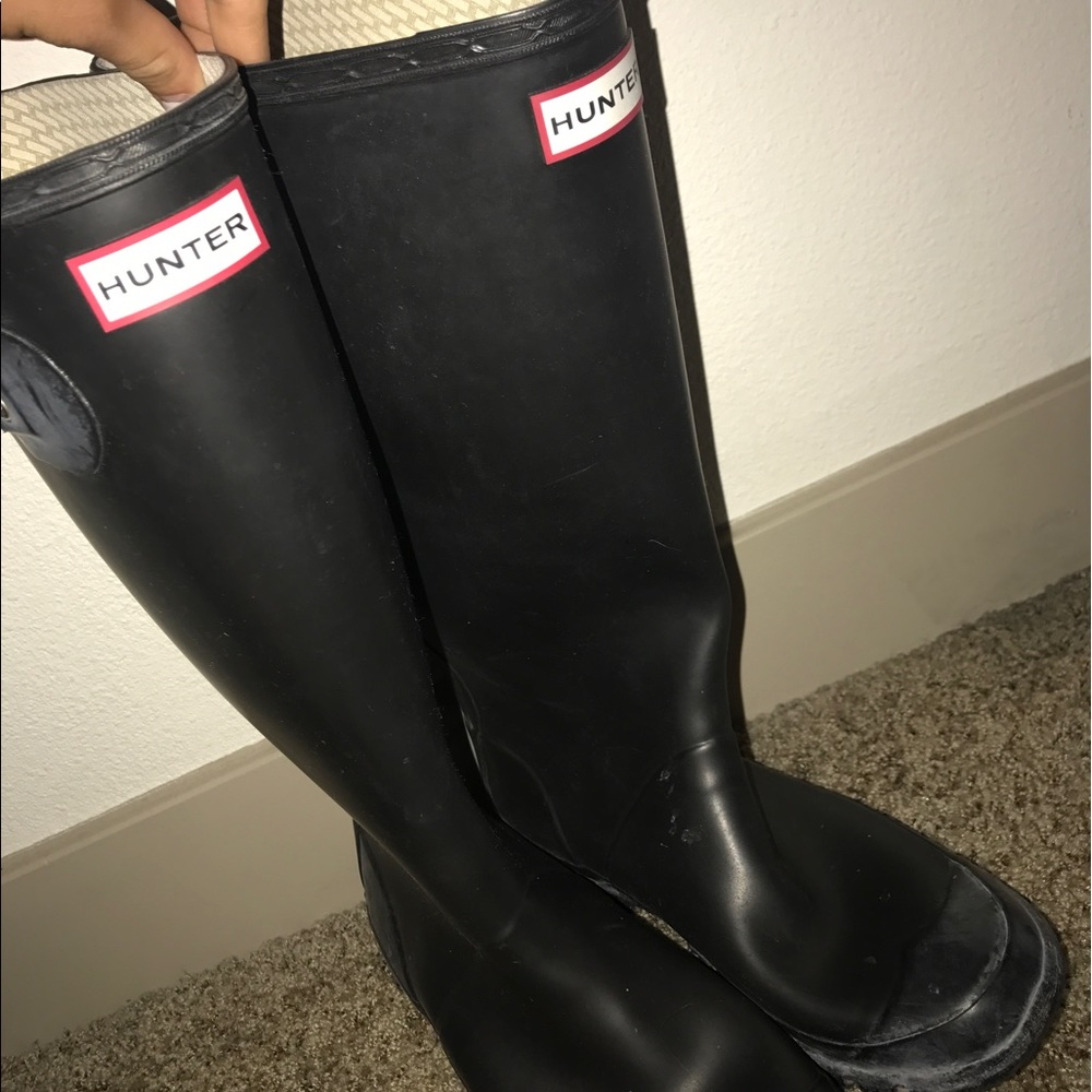 Hunter rain boots