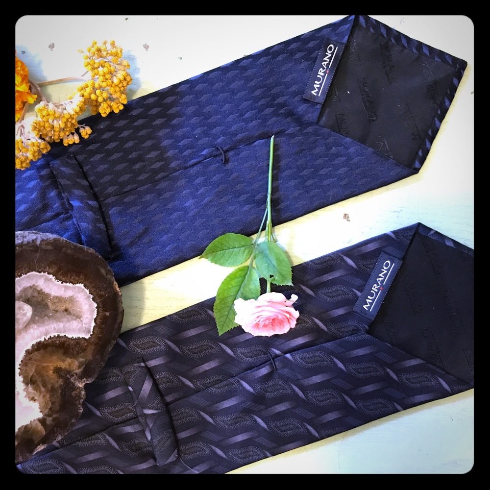 🔹Two Gorgeous Murano Men's Ties 👔