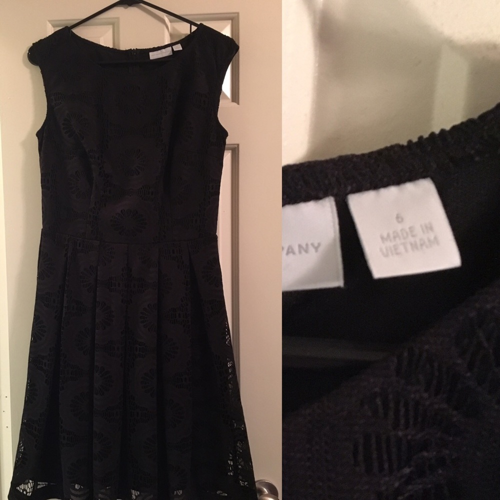 NY & C Lacey Black Dress