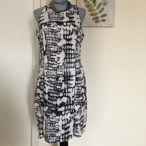 Black & White Cynthia Rowley Linen Dress
