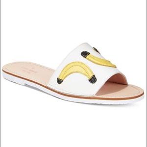Kate Spade Banana Flat Slides