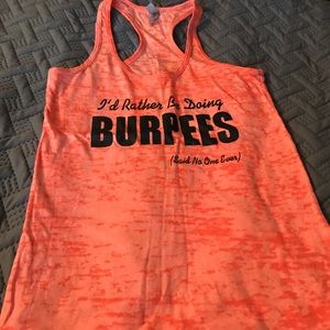 Women's bodybuilding tank size medium