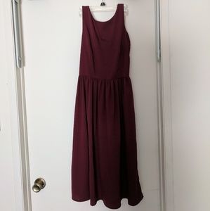 Asos Plum/Eggplant Midi Dress
