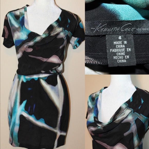 Kenneth Cole Dresses & Skirts - HOST PICK! Kenneth Cole Silk Dress Size 4