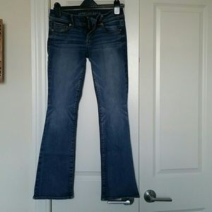American Eagle AE kick boot, super stretch jeans