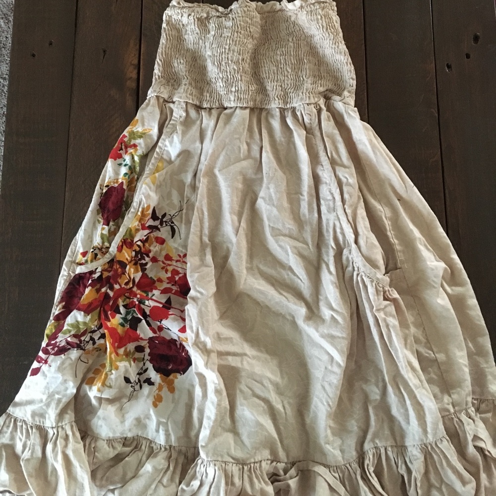 Strapless pocketed dress from wet seal