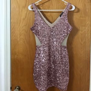 Bebe embellished dress