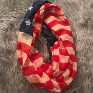 American flag infinity scarf