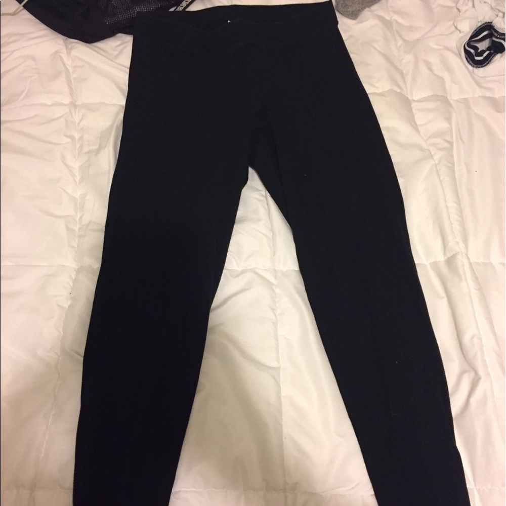 Victoria Secret pink black lounge leggings