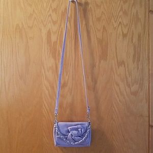 small purple purse