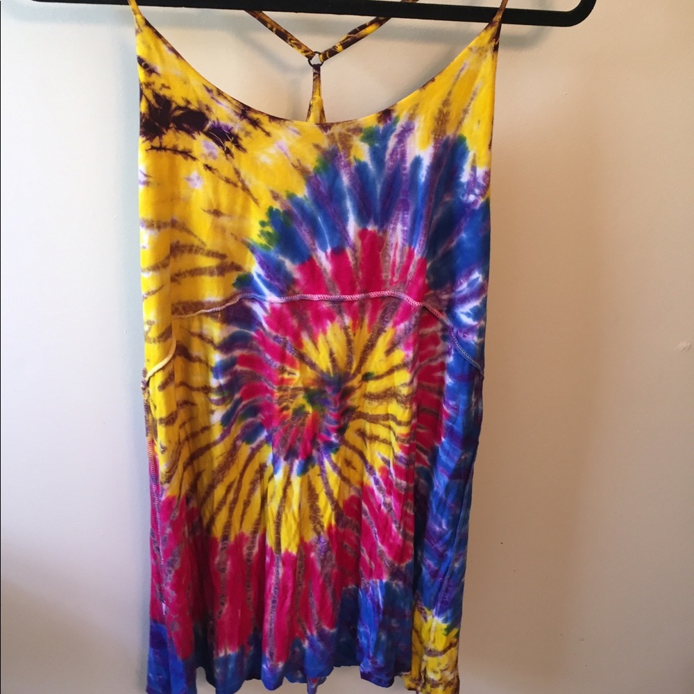 Tie Dye Strappy Dress
